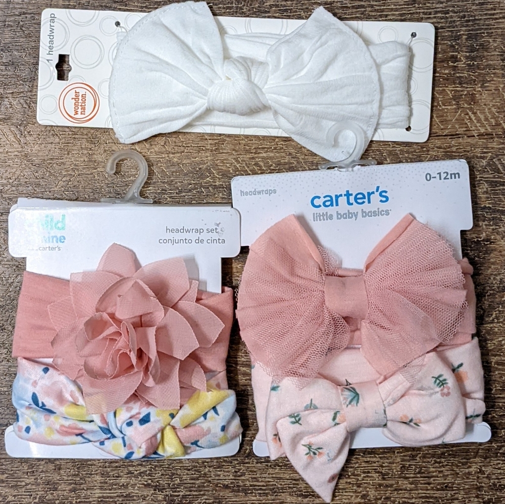 NWT baby bows